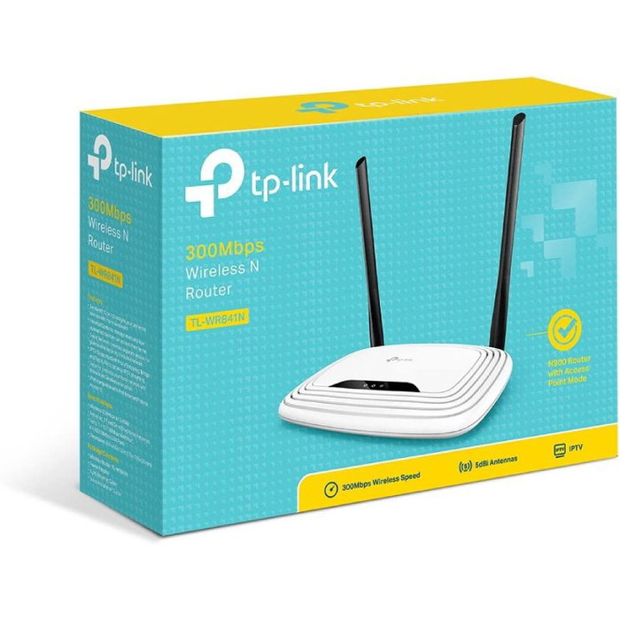 TP-Link TL-WR841N Router Inalámbrico N300 300Mbps 2.4GHz Blanco